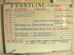 horarios de la party Frontline de Perú